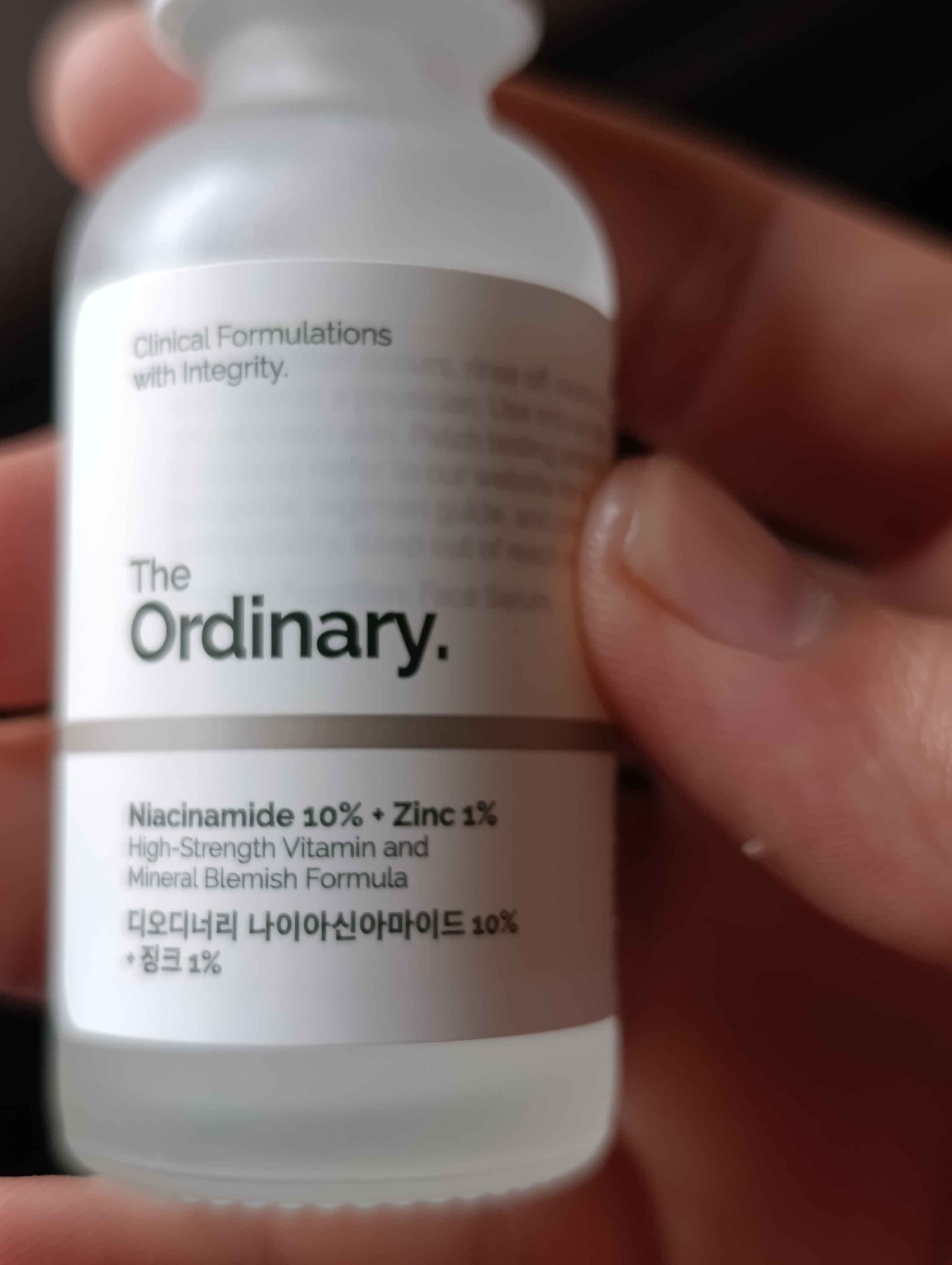 Сыворотка для лица с ниацинамидом и цинком The Ordinary Niacinamide 10% + Zinc 1%, 30 мл