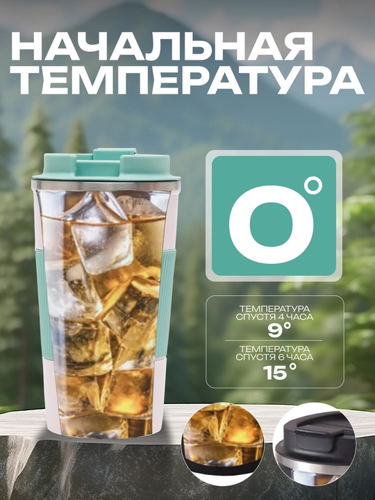 Термос-термокружка для напитков, подарочный , 550 мл