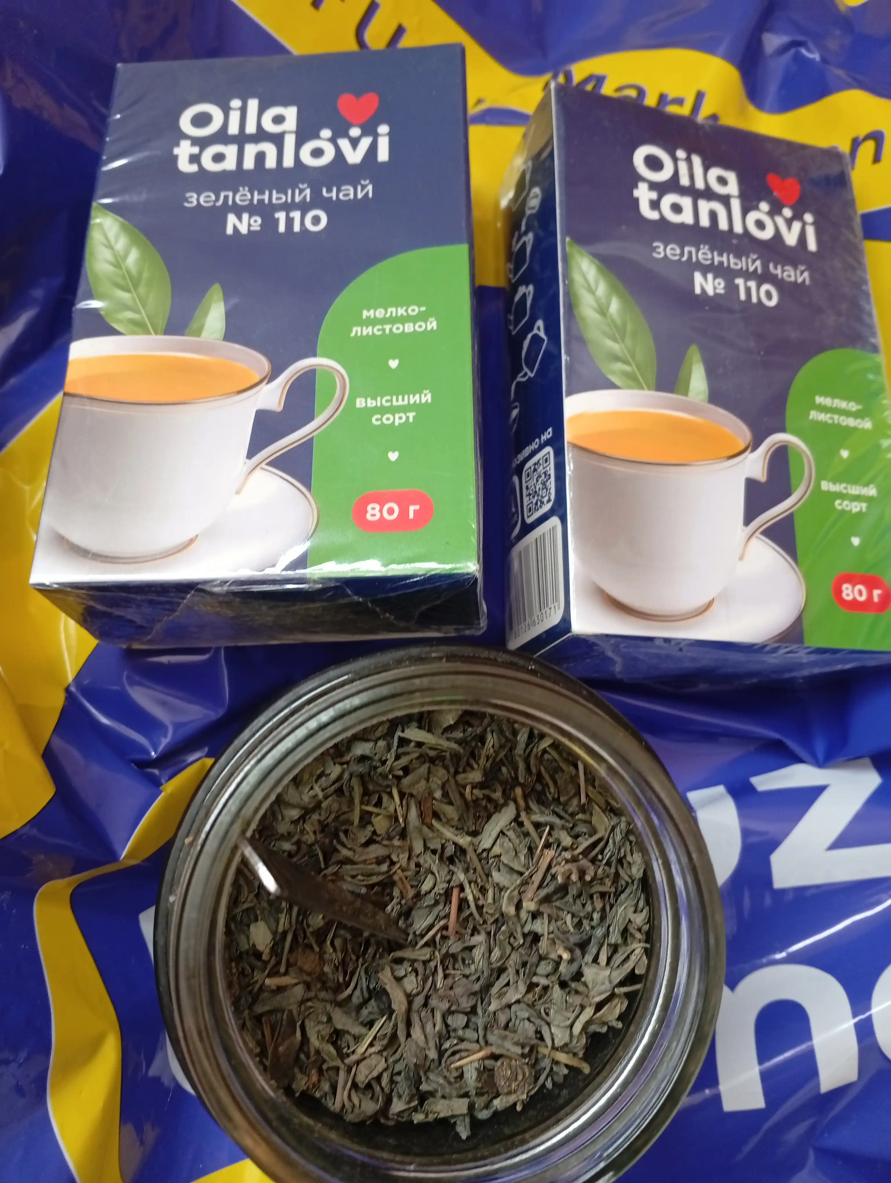 Ko'k choy Oila tanlovi №110, 80 g