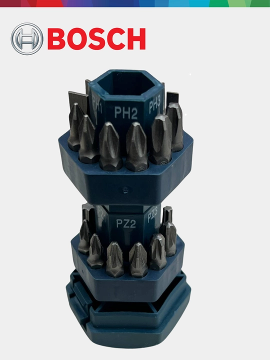 Universal Bosch Pro, 25 dona, bitlar to'plami barcha vintlar uchun