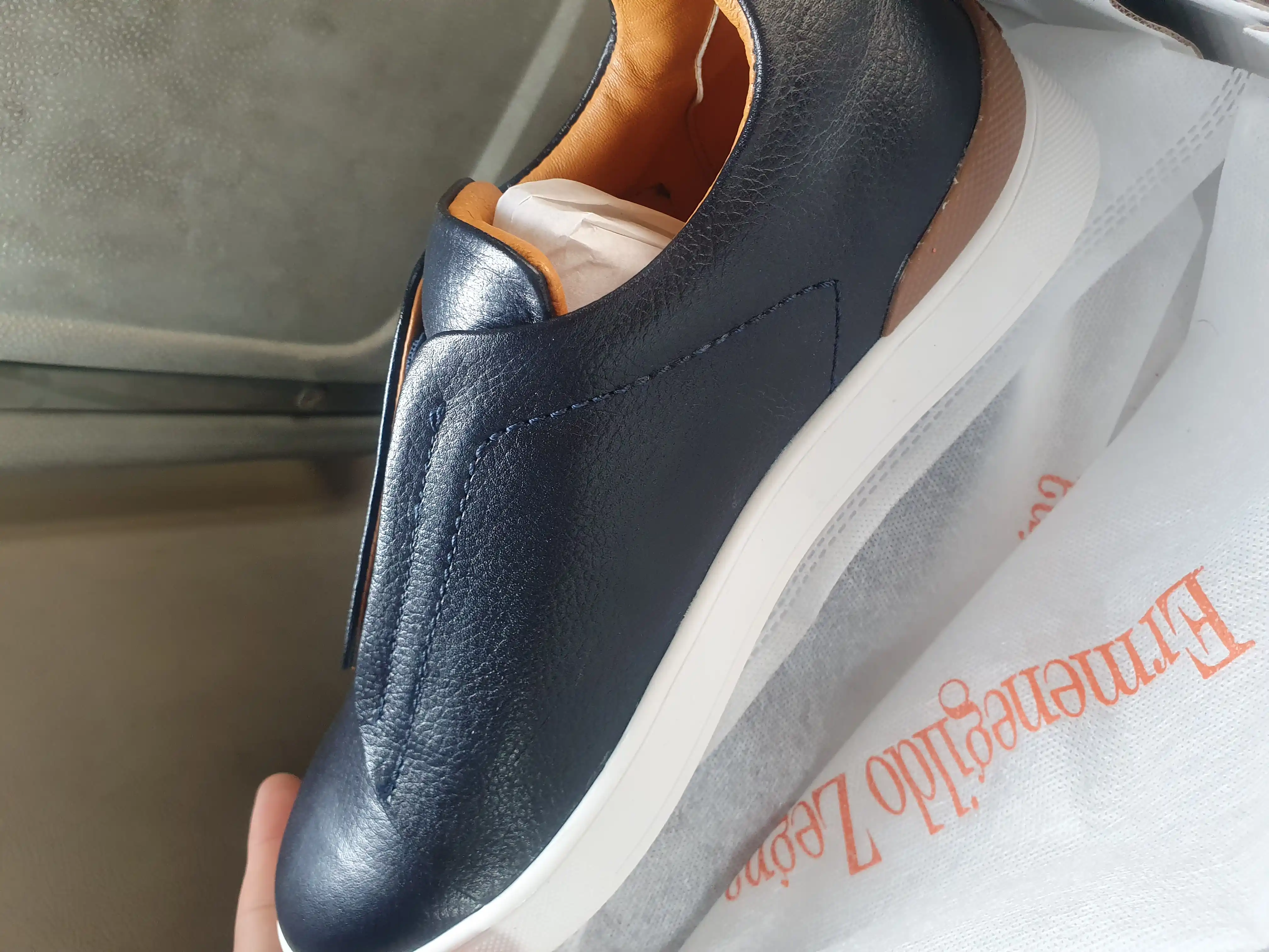 Мокасины мужские ZEGNA, из натуральной кожи, на весенне-летний сезон, 39 - 43