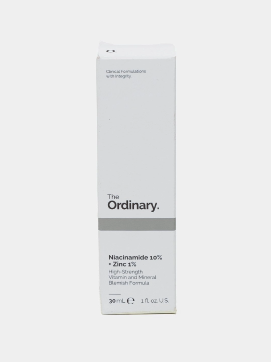 The Ordinary Niatsinamid va sink bilan yuz zardobi Niacinamide 10% + Zinc 1%, 30 ml