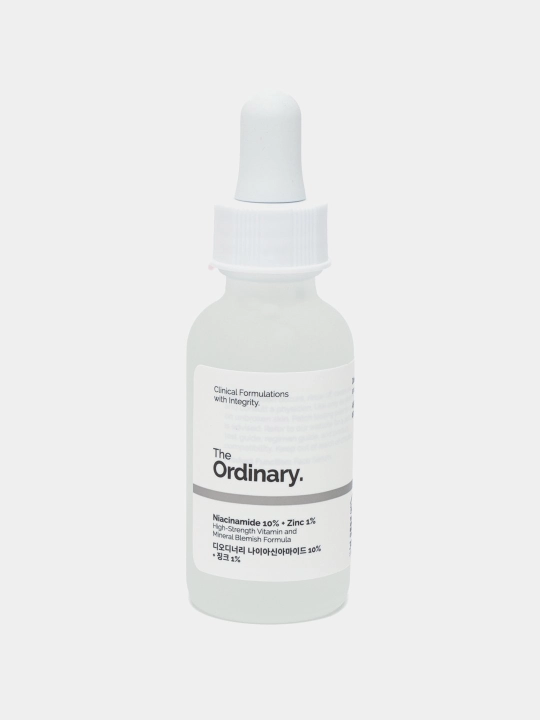 The Ordinary Niatsinamid va sink bilan yuz zardobi Niacinamide 10% + Zinc 1%, 30 ml - 