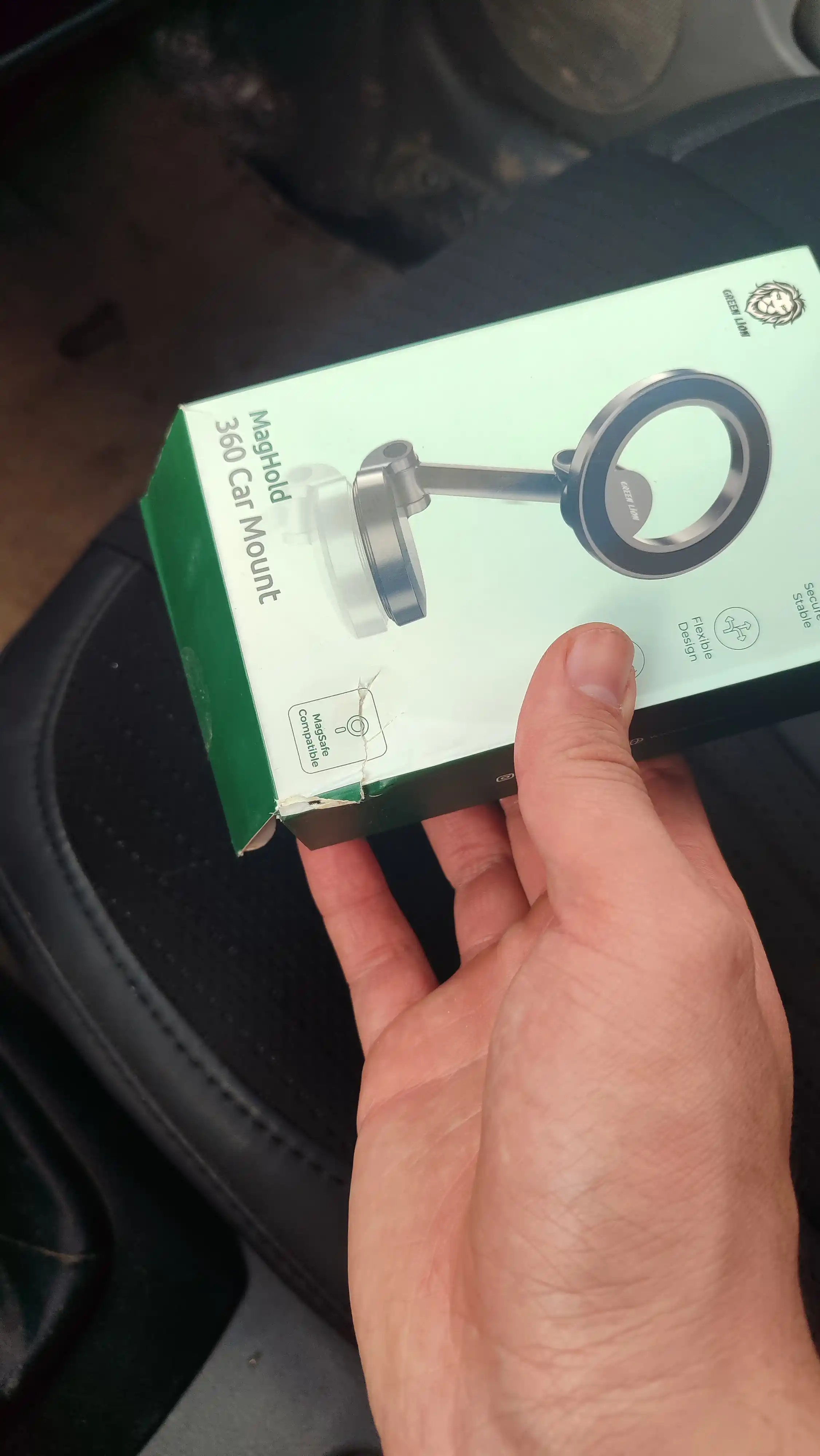 Avtomobil uchun telefon ushlagich Green Lion Maghold 360 Car Mount