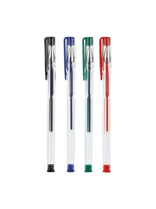 OfficeSpace gel qalamlari to'plami 0,8 mm, 4 dona