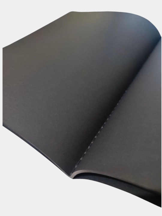 Qora varaqlar bilan bloknot