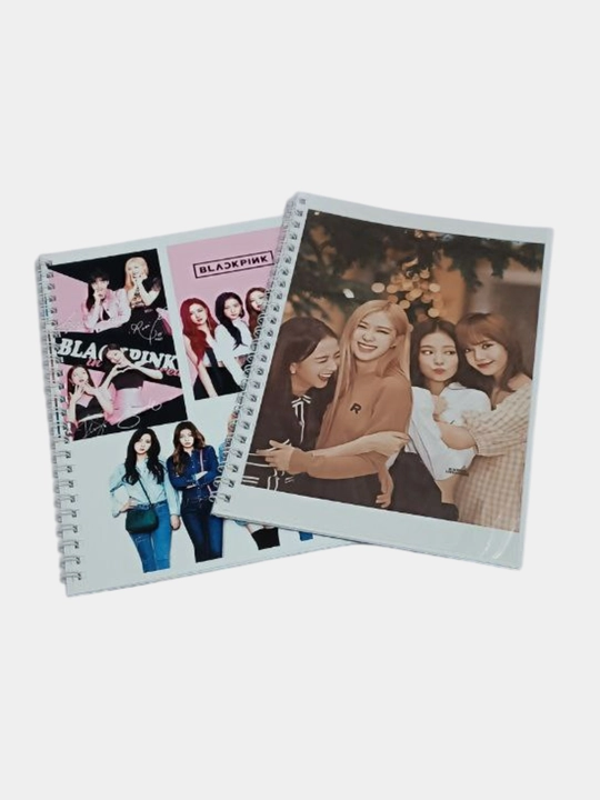 Блокнот Black Pink, BTS, наклейка