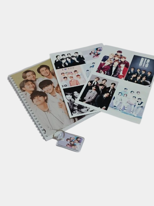 Блокнот Black Pink, BTS, наклейка