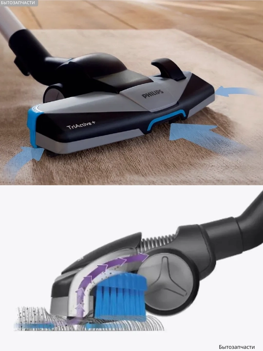 Щетка насадка для пылесоса Samsung Bosch Artel LG Philips, диаметр 32-35 мм