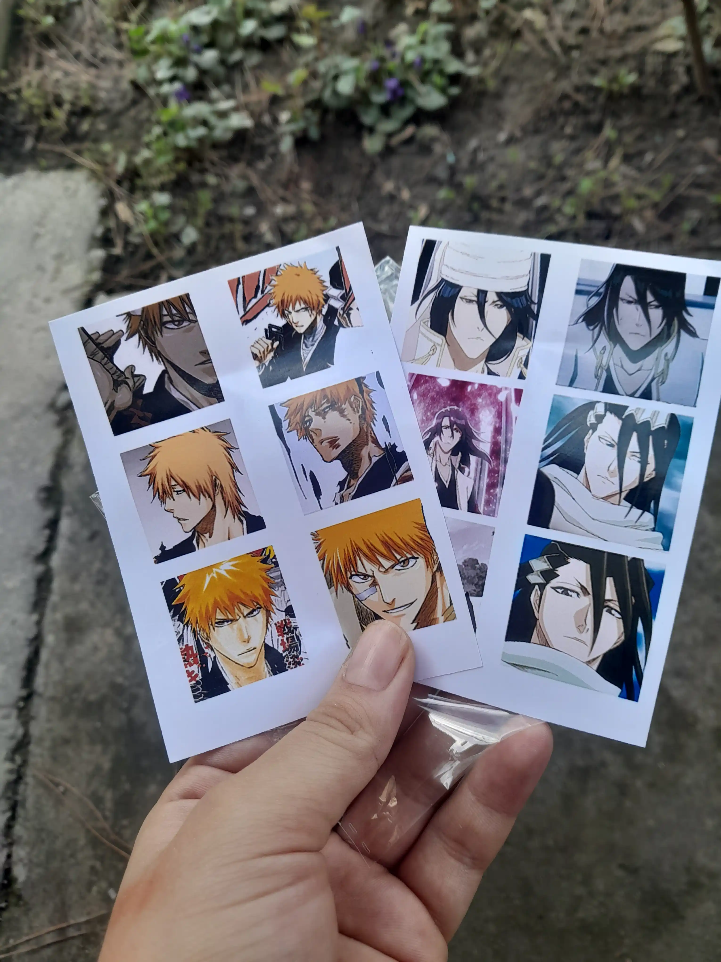 Наклейки Bleach, Jujutsu Kaisen, Naruto, Demon Slayer anime, 12 шт