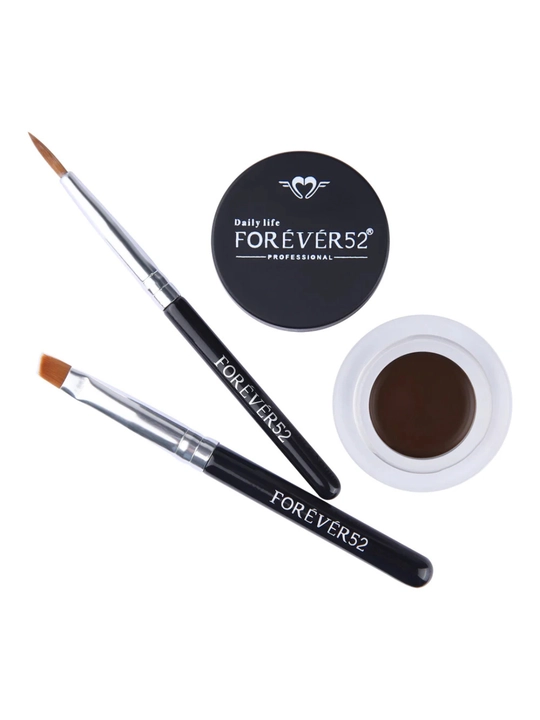 Forever52 Gel Eyeliner Tattoo 2 applikator bilan qosh va qovoq uchun gel - podvodkasi, 5 g - 