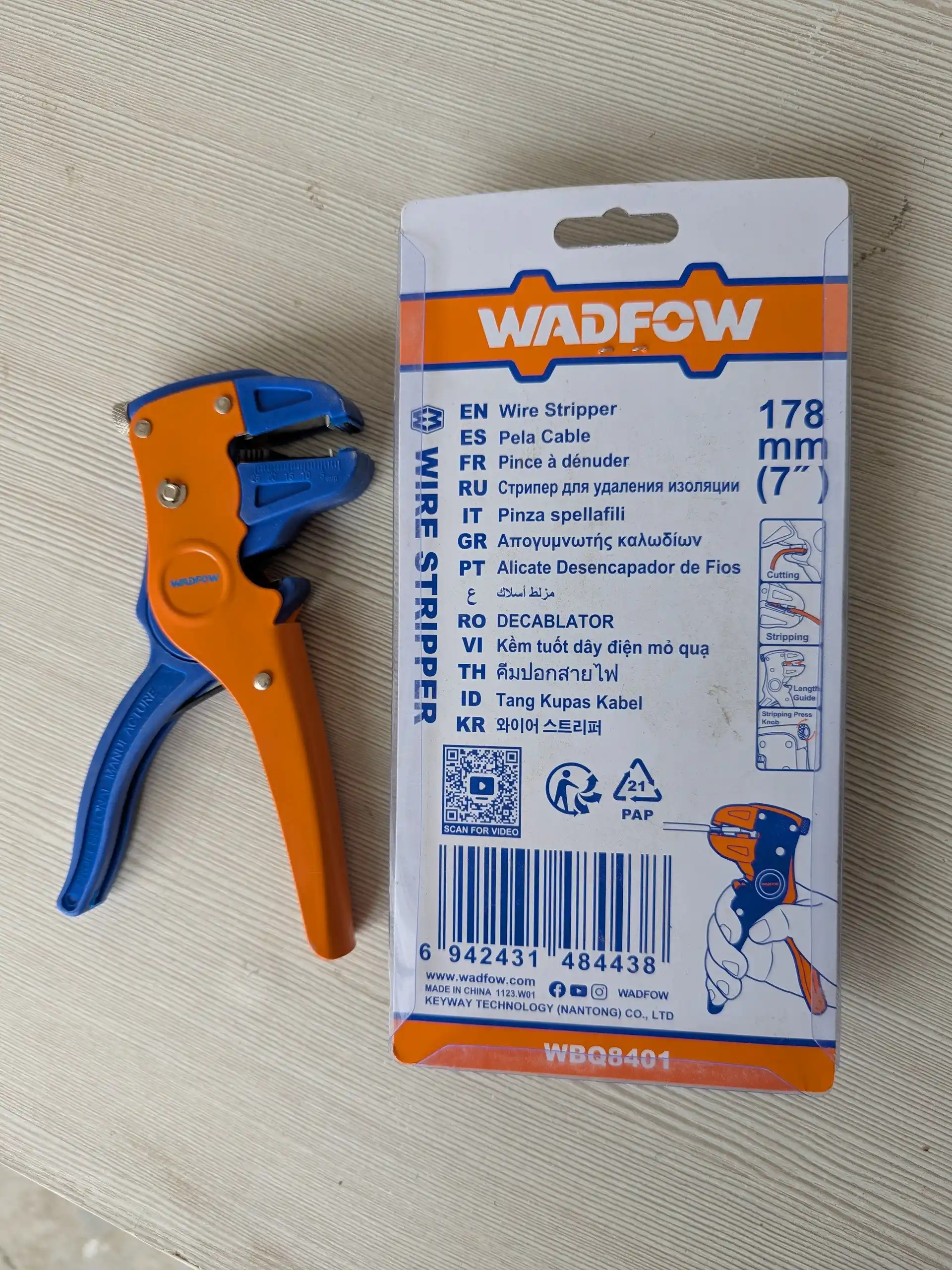 Устройство для зачистки проводов Wadfow WBQ4601, WBQ8401