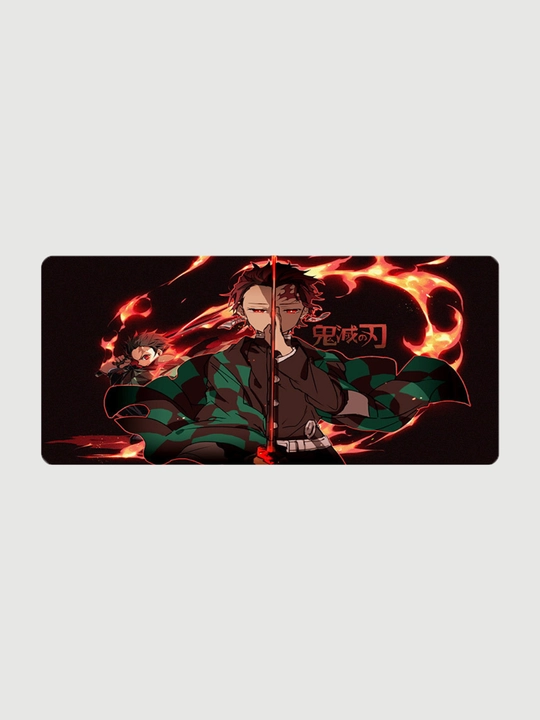 Коврики для компьютера и мыши Demon Slayer – 800x300 и 240x200, аниме коврик