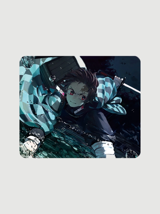 Demon Slayer kompyuter va sichqoncha kovriklari – 800x300 va 240x200, anime kovrik - 