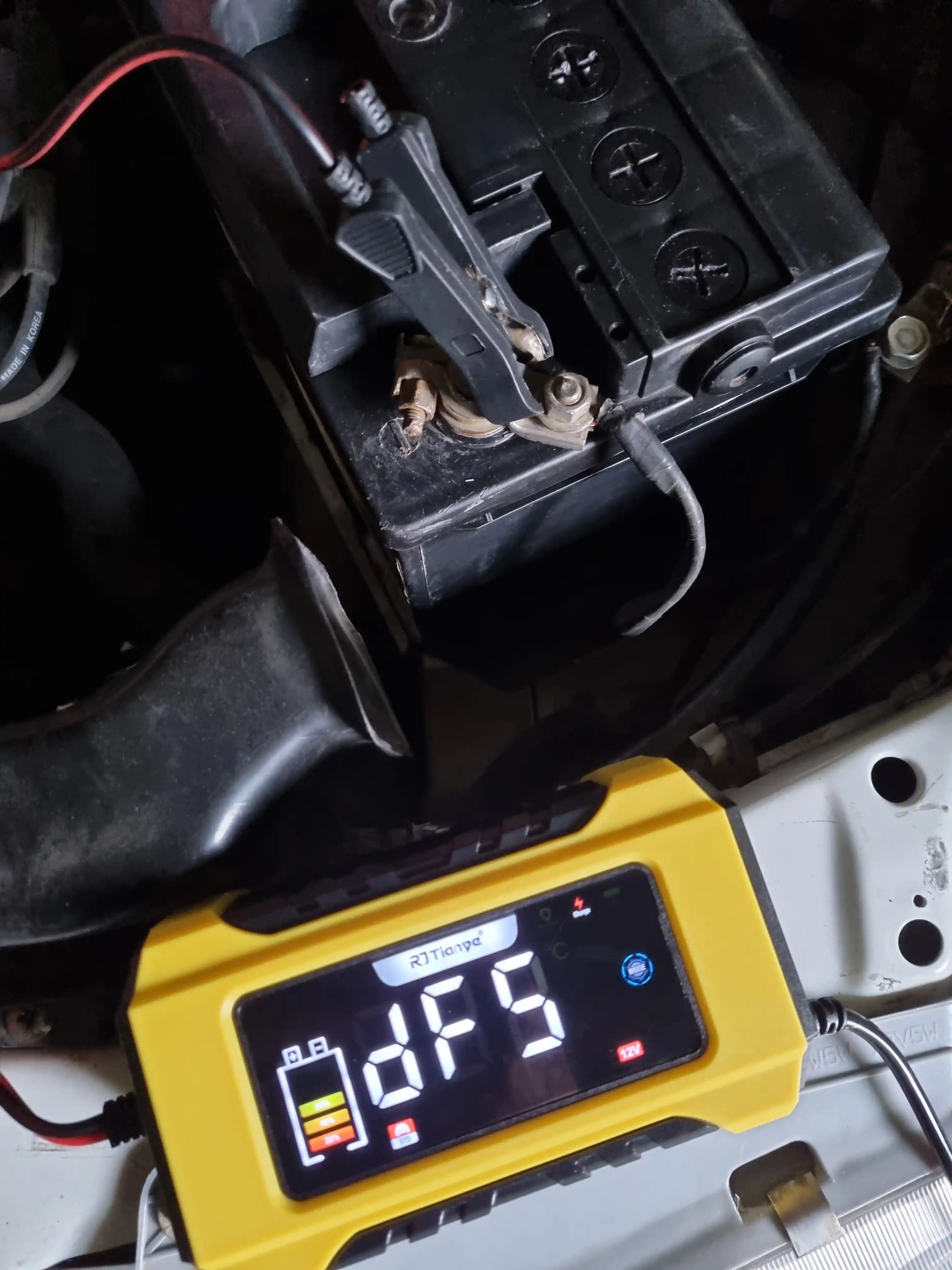 Зарядное устройство для аккумулятора автомобильное АКБ 12V 6A, LCD-дисплей, 2–100 Ач