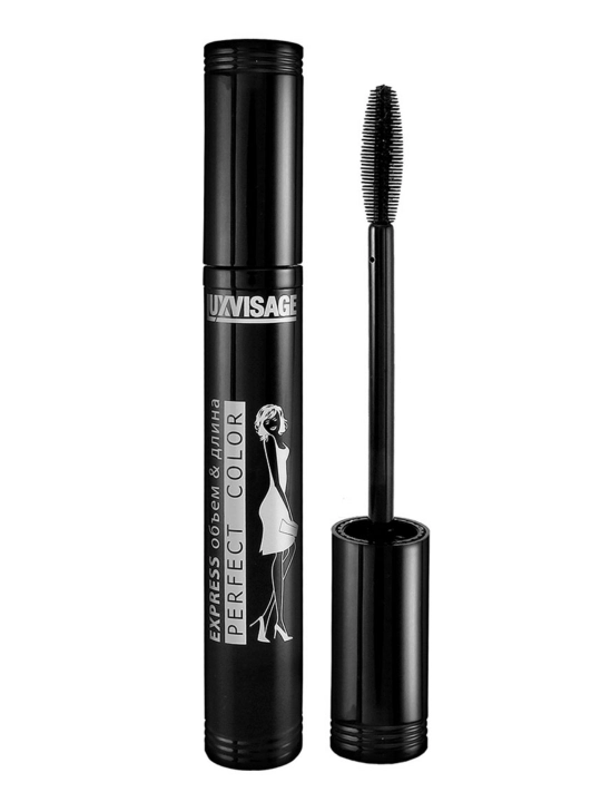 Тушь для ресниц Luxvisage Perfect Color Express, объем и длина, 9 г - 