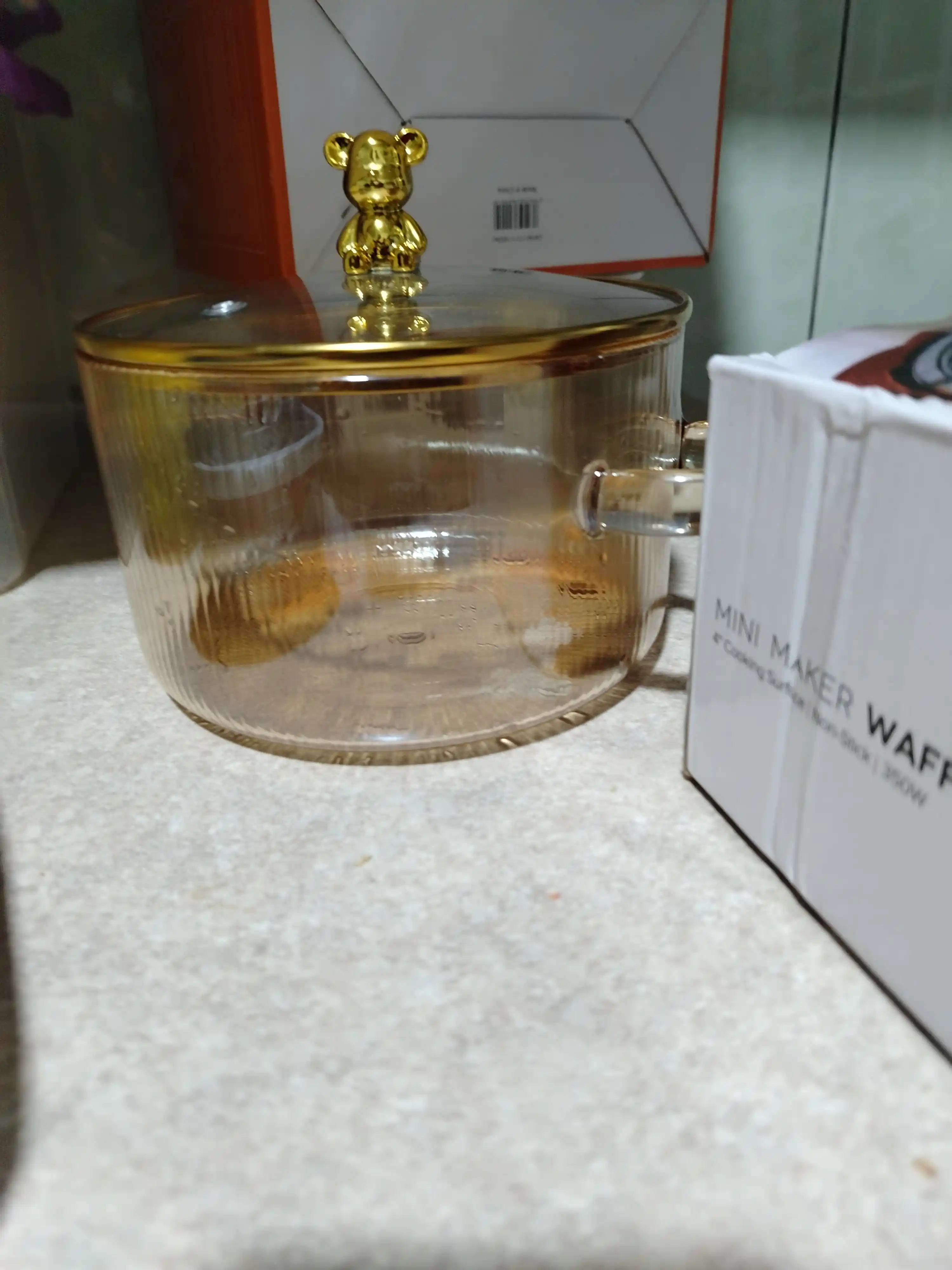 Shisha kastryulya 1.8lt va shisha kovshik 2 litr, grafin 2.5 litr