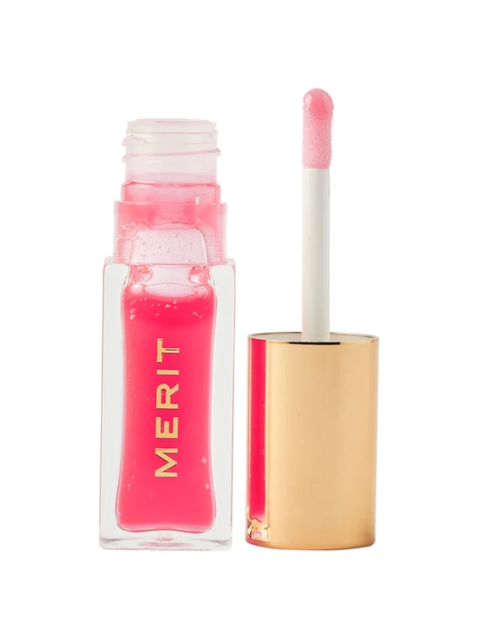 Прозрачный тонированный тинт для губ Merit Slick Gelеe, Les Deux - 