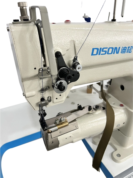 Rukavli shagayushiy DISON DS-341 sanoat yengil qol tikuv mashinasi, uch karra harakatli