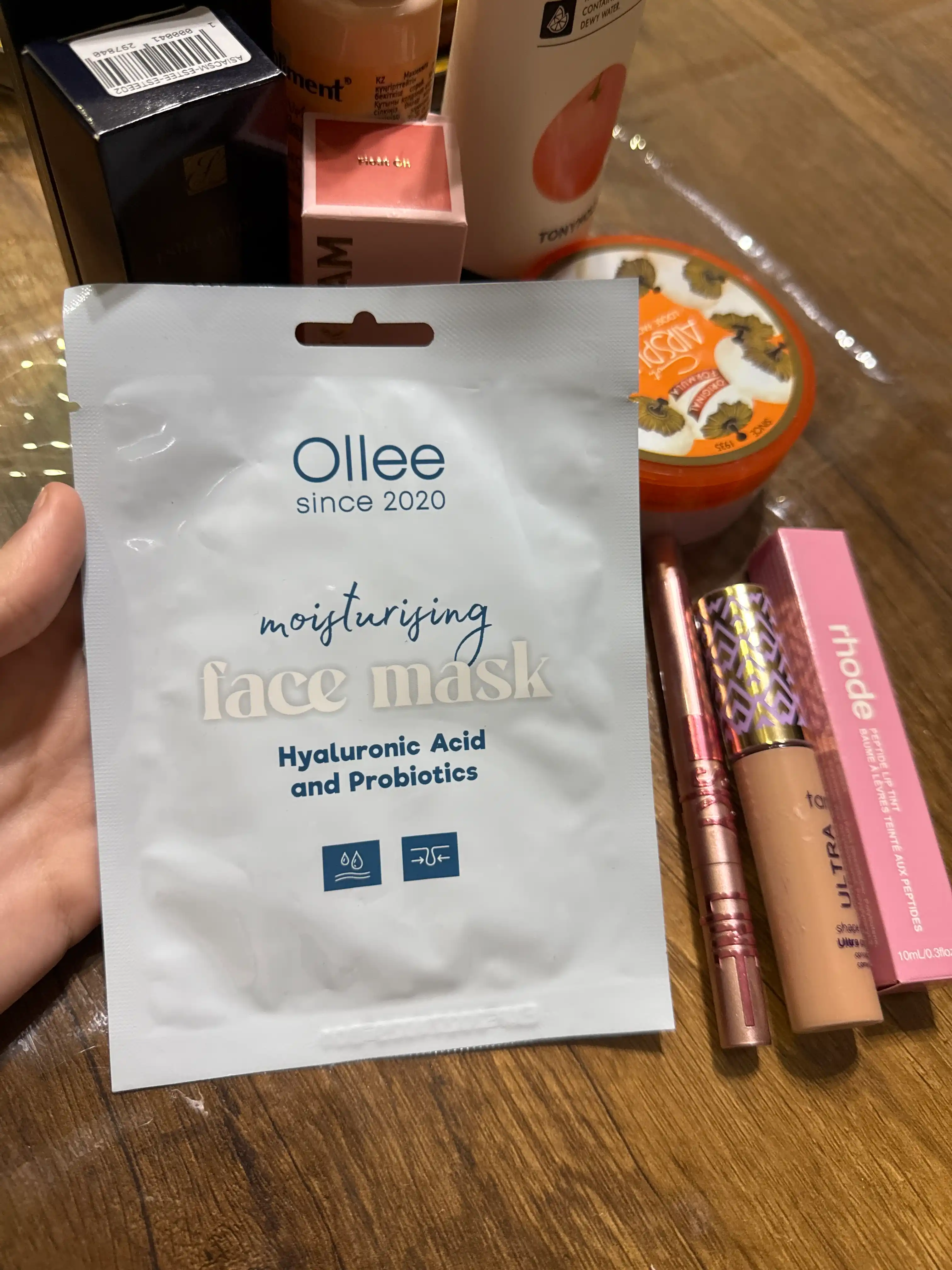 OLLEE тканевые маски для лица, увлажнение, лифтинг, осветление, collagen maska