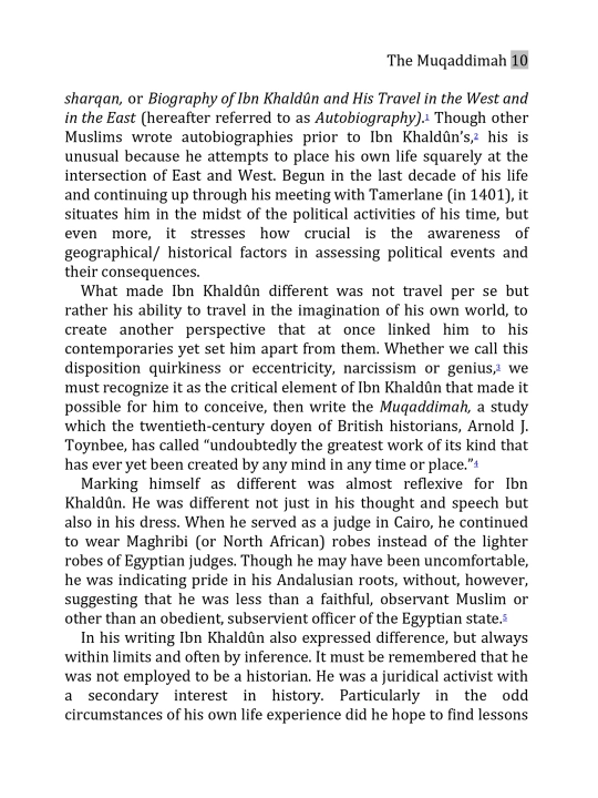 The Muqaddimah ingliz tilida