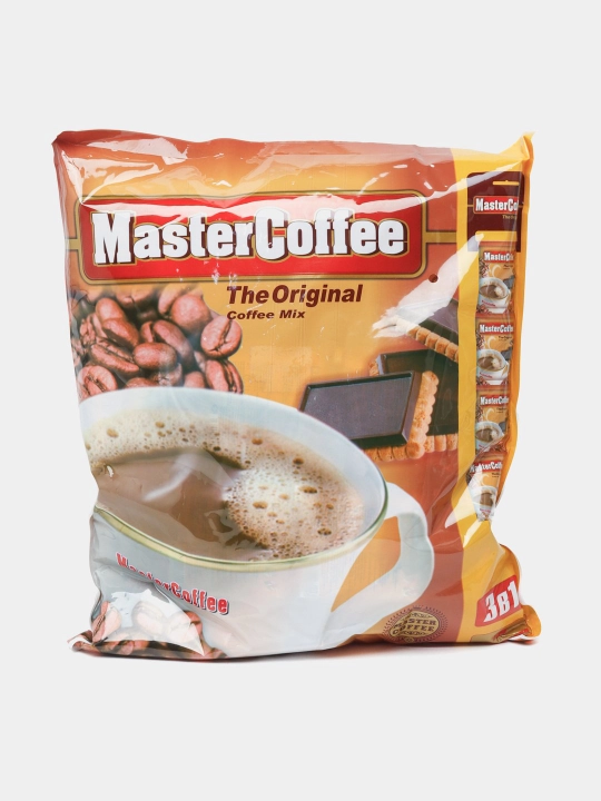 Быстро растворимый кофе MasterCoffee, 3 в 1, 100 шт * 20 г