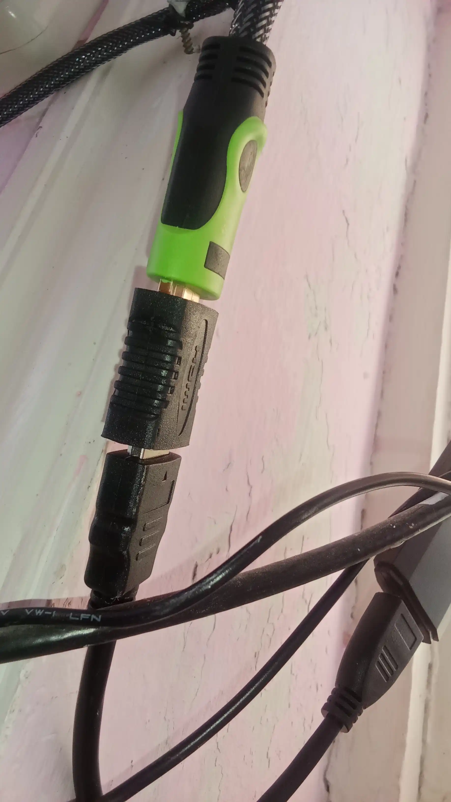 Ikkita HDMI kabelini ulash uchun adapter, mama-mama, monitor, noutbuk uchun