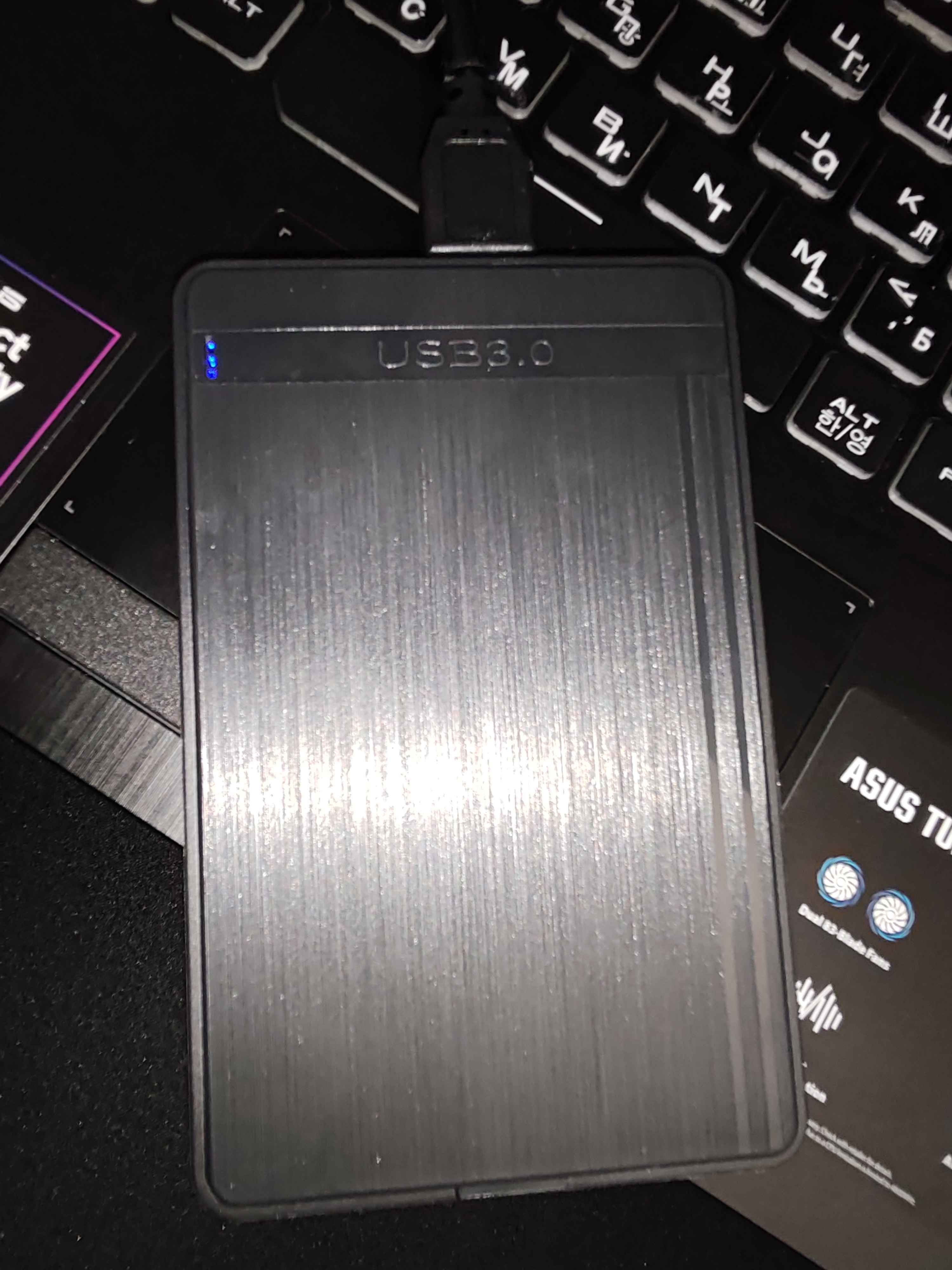 2.5" HDD/SSD tashqi qattiq disk korpusi, USB 3.0, SATA, External Case