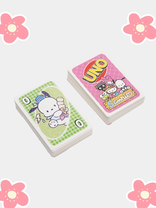 Настольная игра UNO Flip, Wild, Kuromi, Pokemon, Minecraft, BTS, Anime, Barbie, Frozen