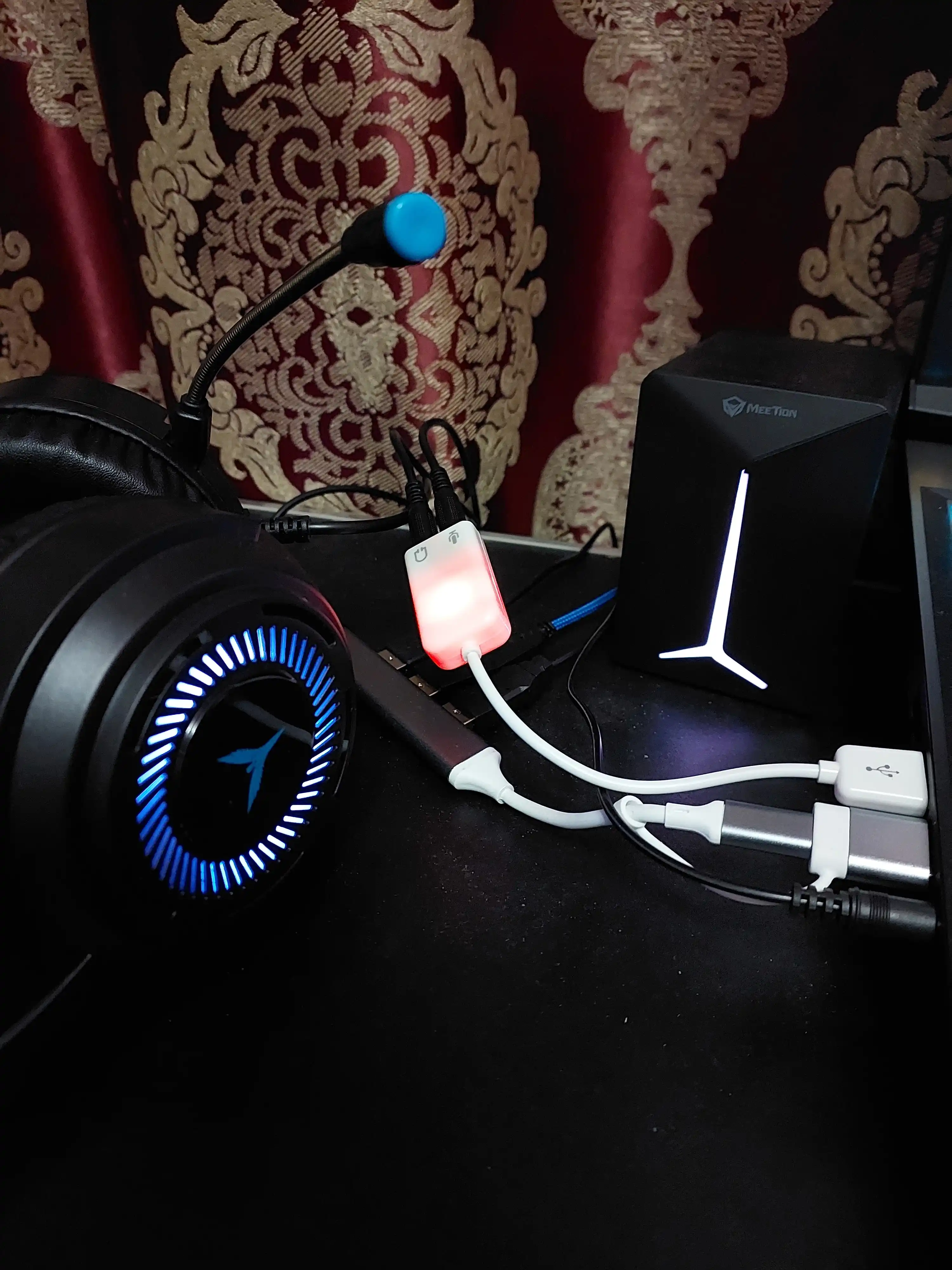 Tashqi audio adapteri USB 7.1 kanal, komyputer va noutbuklar uchun