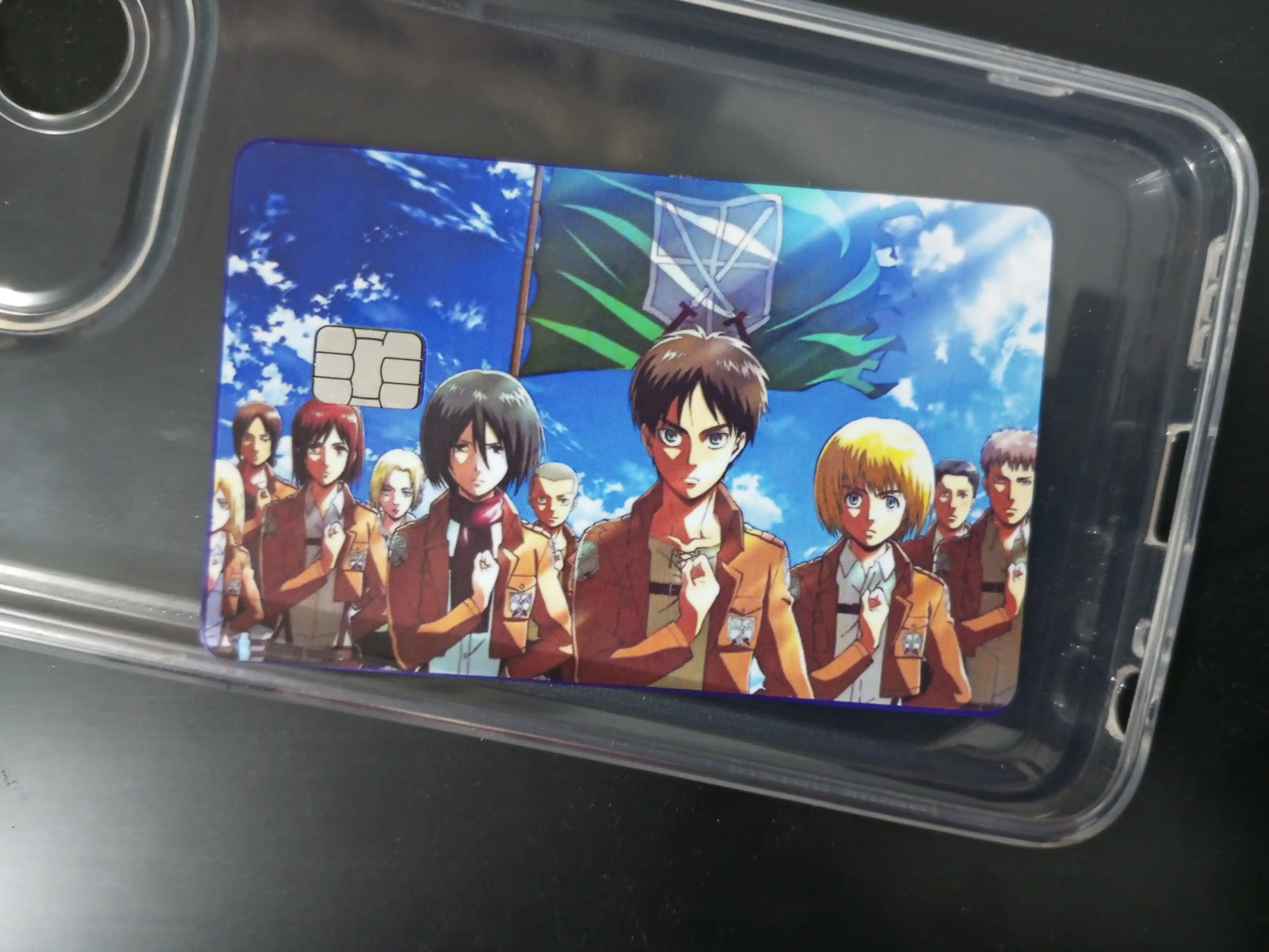 Bank kartasi va chipta stikerlari, Anime