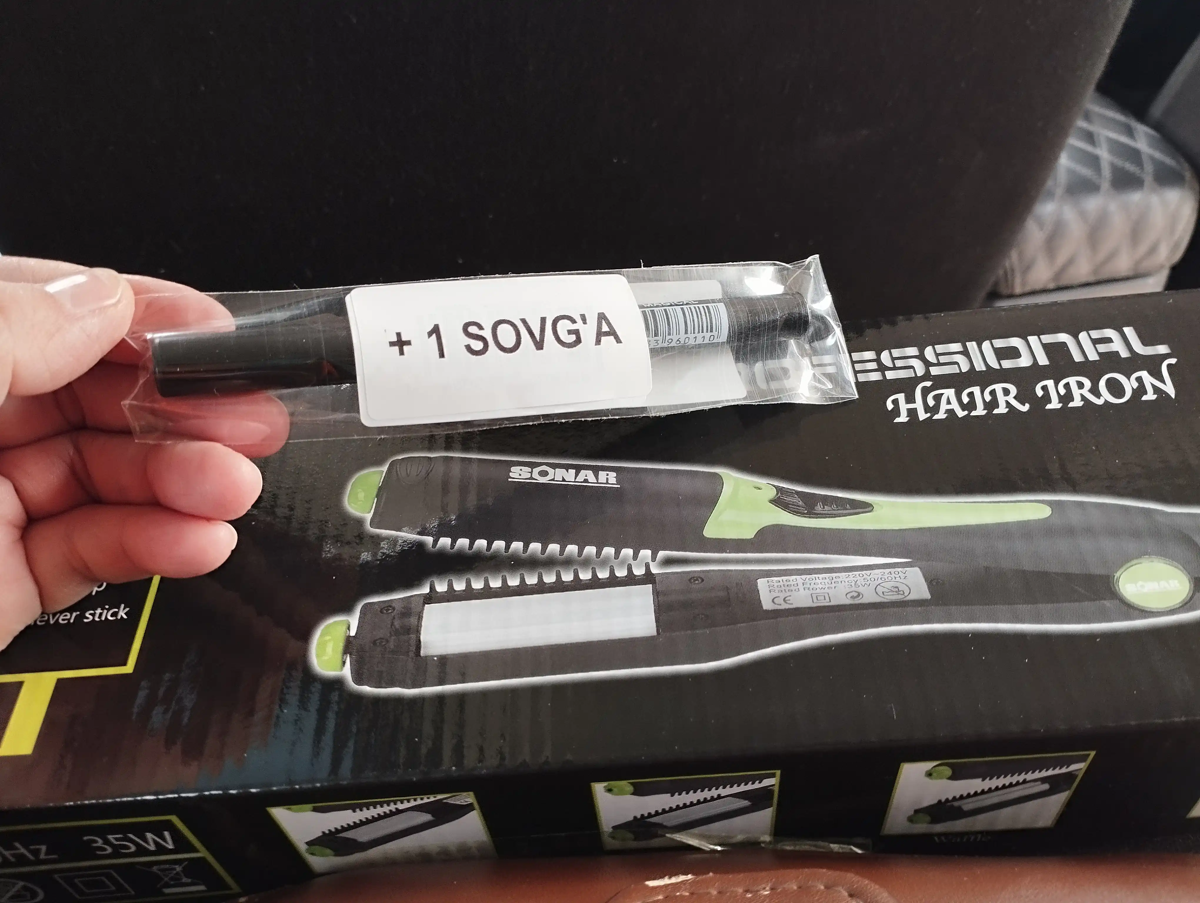 Sochlarni tekislash uchun professional dazmol SR, stayler-ployka