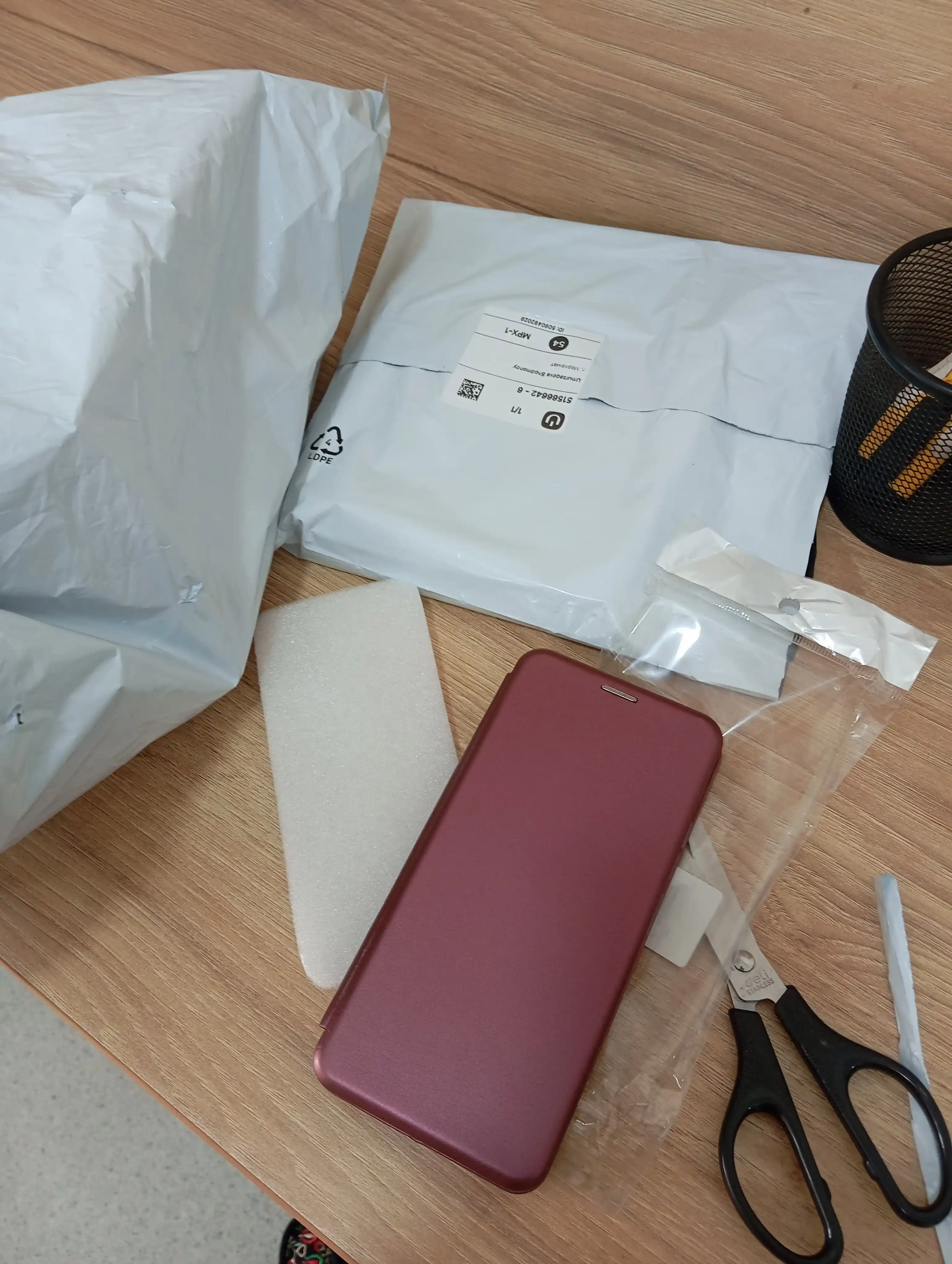 Xiaomi Redmi telefonlar uchun kitobli g'ilof Note 13 Pro, Redmi Note 13, Redmi 13