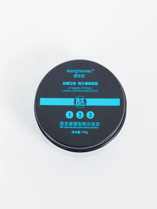 Soch va soqol uchun modellash pastasi mat effekt, 100 ml soch uchun gel vosk turmak uchun