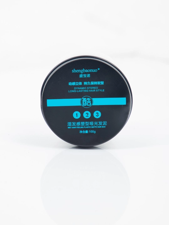 Soch va soqol uchun modellash pastasi mat effekt, 100 ml soch uchun gel vosk turmak uchun