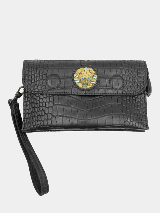 Hamyon Black Gator, tabiiy charmdan