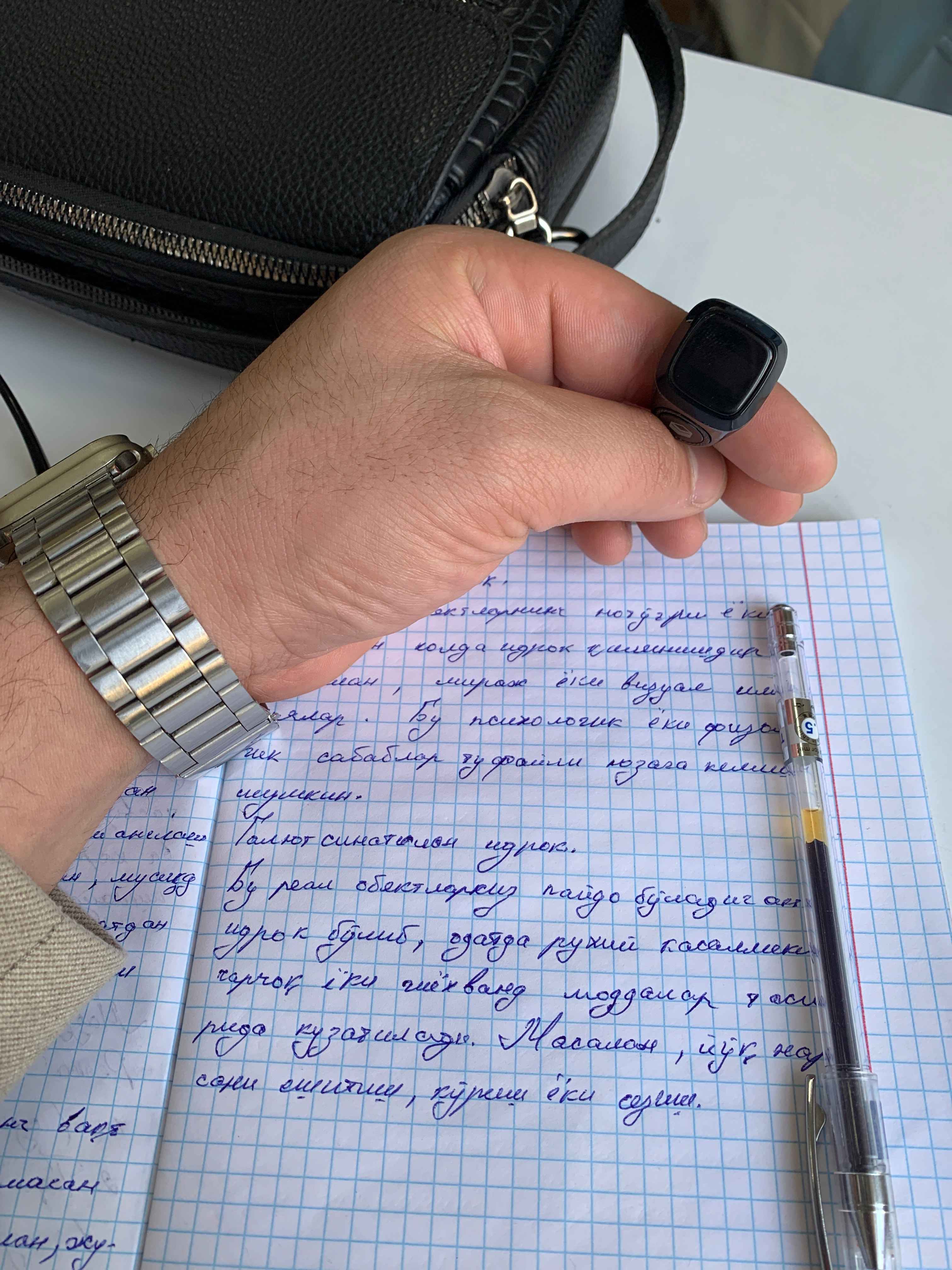 Смарт-кольцо для зикра, электронные четки Zikr Ring Lux + заряжающий кейс в подарок