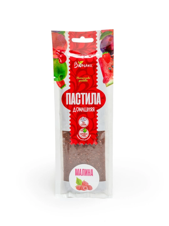 Uy pastilasi "Malina", tabbiy meva, Biorganic