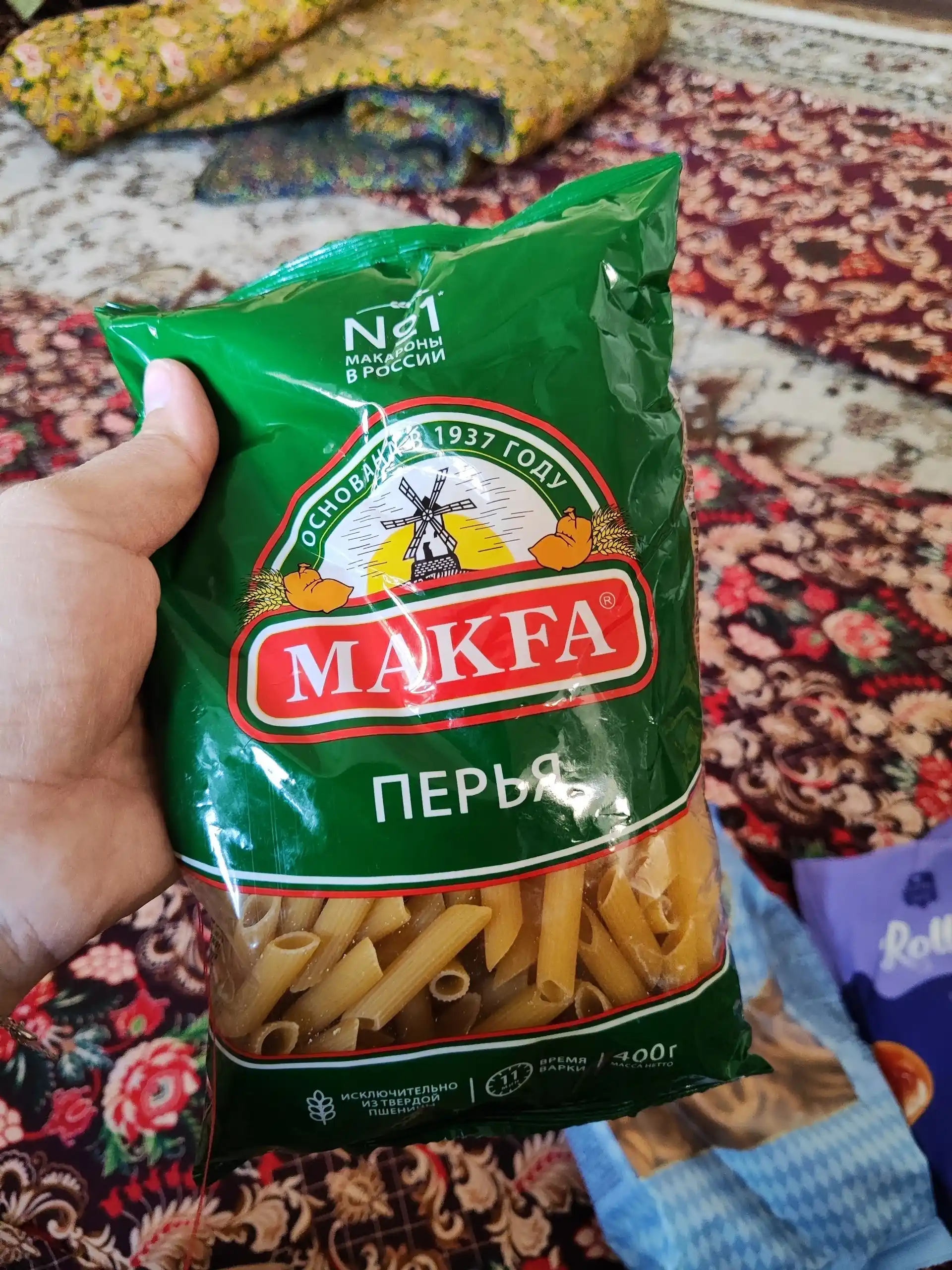 Макаронные изделия Makfa, перья, 400 г