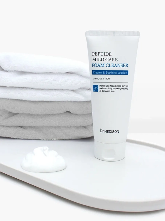 Пенка для умывания, Dr.HEDISON, Peptide Mild Care Foam Cleanse, 140 мл