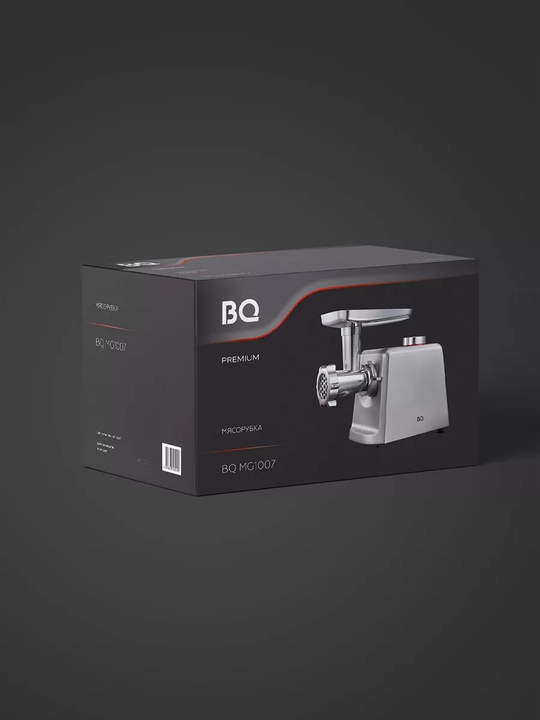 Go'sht maydalagich elektr, BQ MG1007, quvvati 2400 Vt, unumdorligi 2.5 kg/min, metall