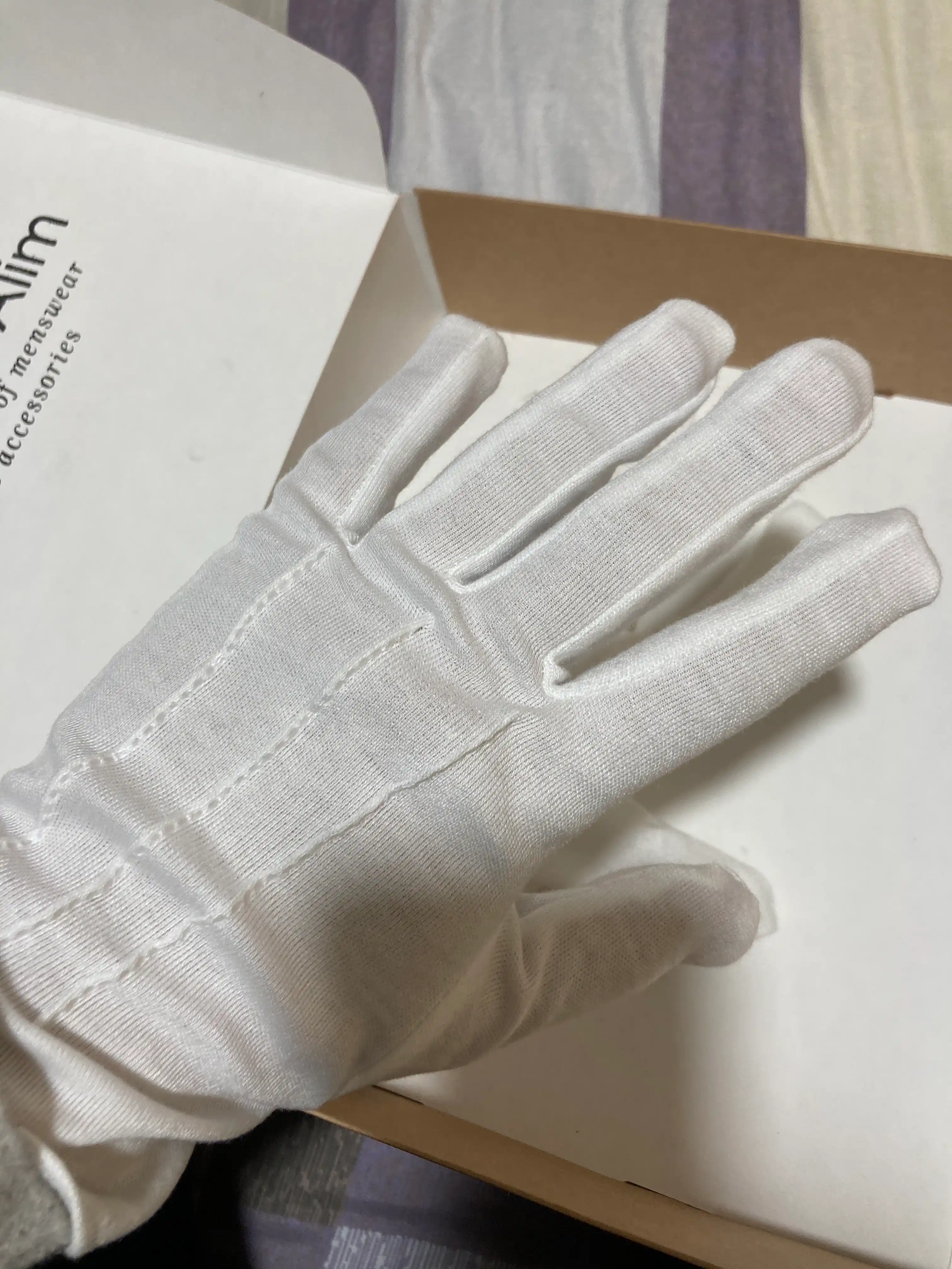 Перчатки, белые, универсальные, унисекс, униформа