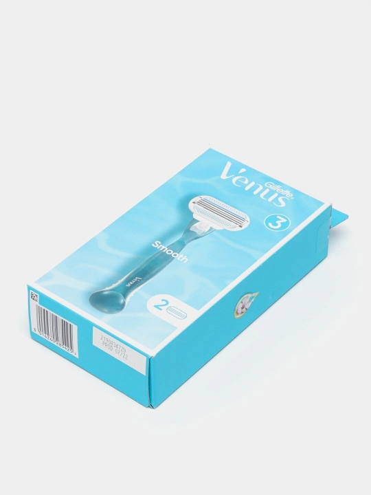 Женская бритва Venus Smooth, с 2 сменными кассетами