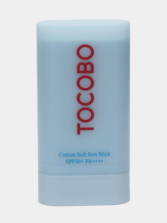 Солнцезащитный стик для лица Tocobo Cotton Soft Sun Stick SPF50+PA++++, 19 гр