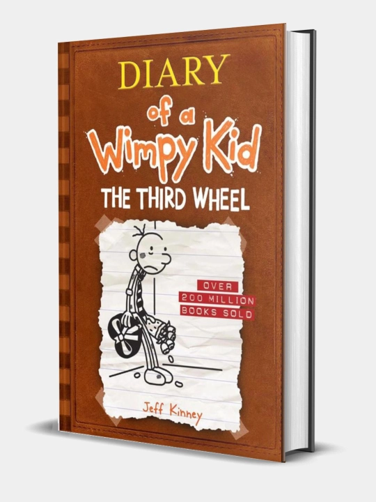 Kitob, Diary of a Wimpy Kid 7. The Third Wheel: Jeff Kinney - 