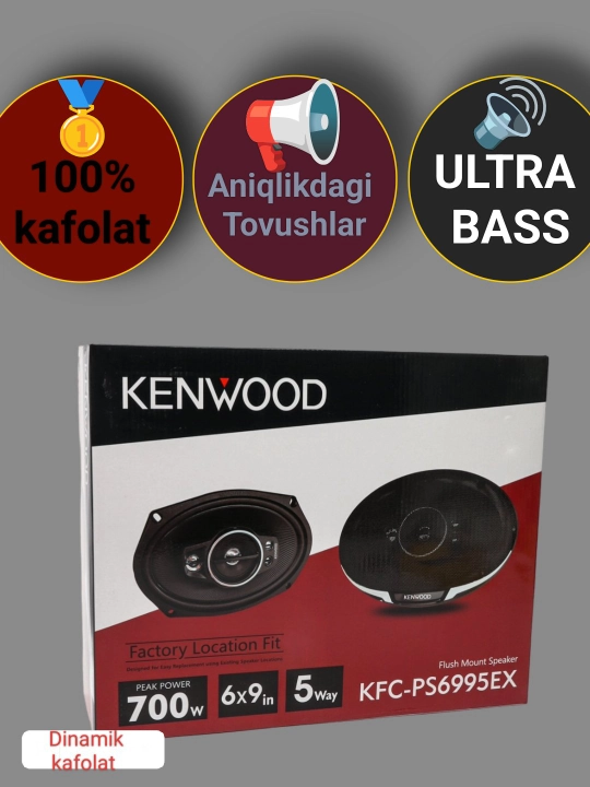Avtomobil kolonkalari Kenwood KFC PS 6995 EX, 700 W - 