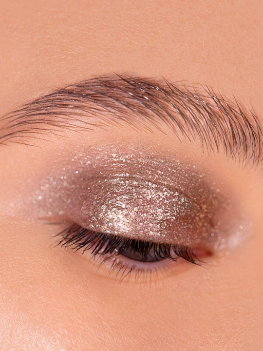 Ko'z qovoqlar uchun suyuq tenlari Glitter Rock, LUXVISAGE