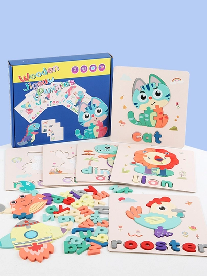 Деревянные развивающие игрушки, 3D-головоломка