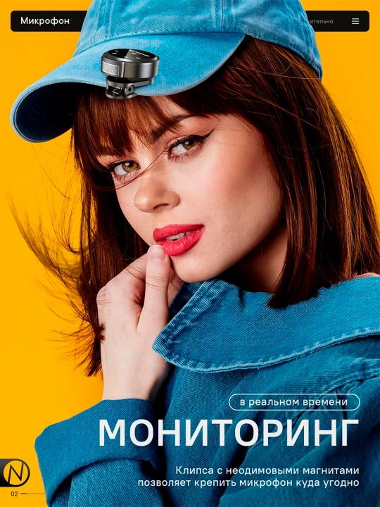 Simsiz petlichkali mikrofon, 2 tasi 1 da, iPhone va Android uchun, Type-C va Lightning