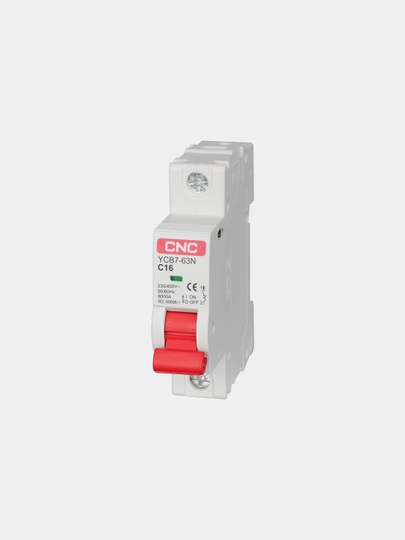 YCB7-63N 1-polyusli avtomatik o'chirgichi (1A - 63A) - 